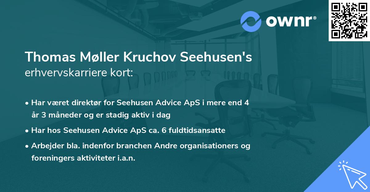 Thomas Møller Kruchov Seehusen's erhvervskarriere kort