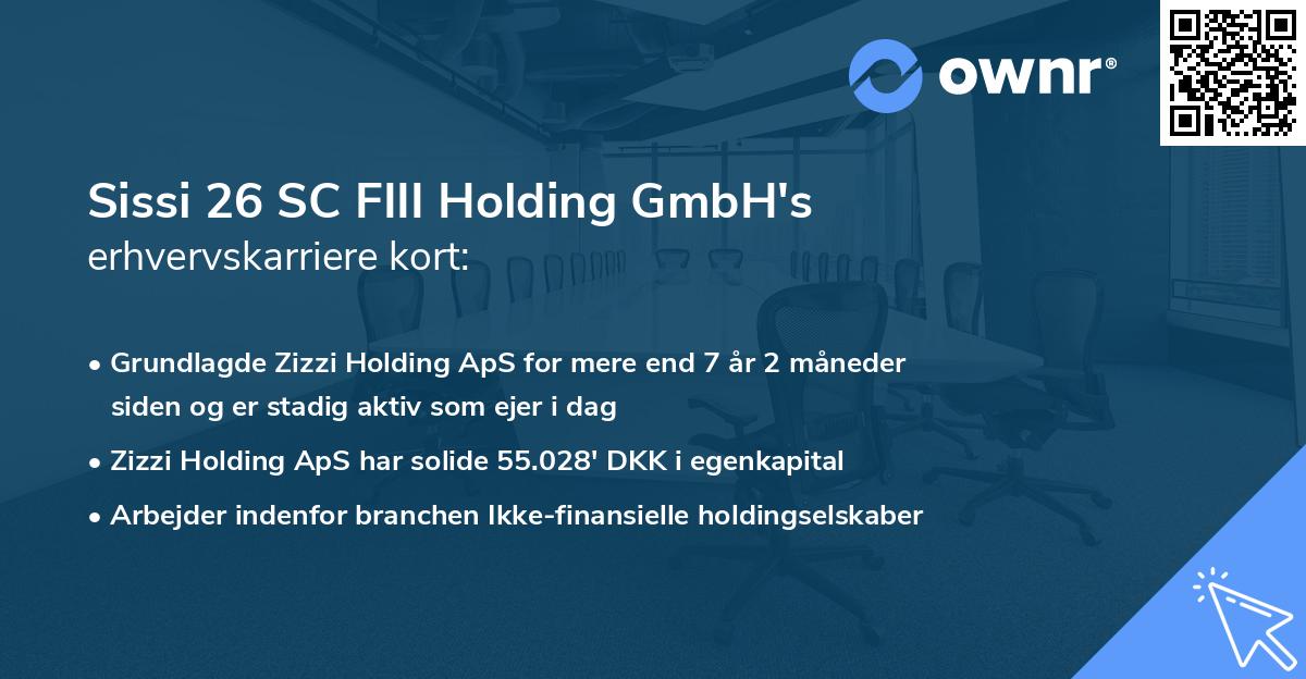 Sissi 26 SC FIII Holding GmbH's erhvervskarriere kort