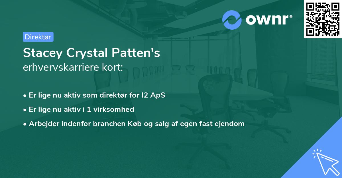 Stacey Crystal Patten's erhvervskarriere kort