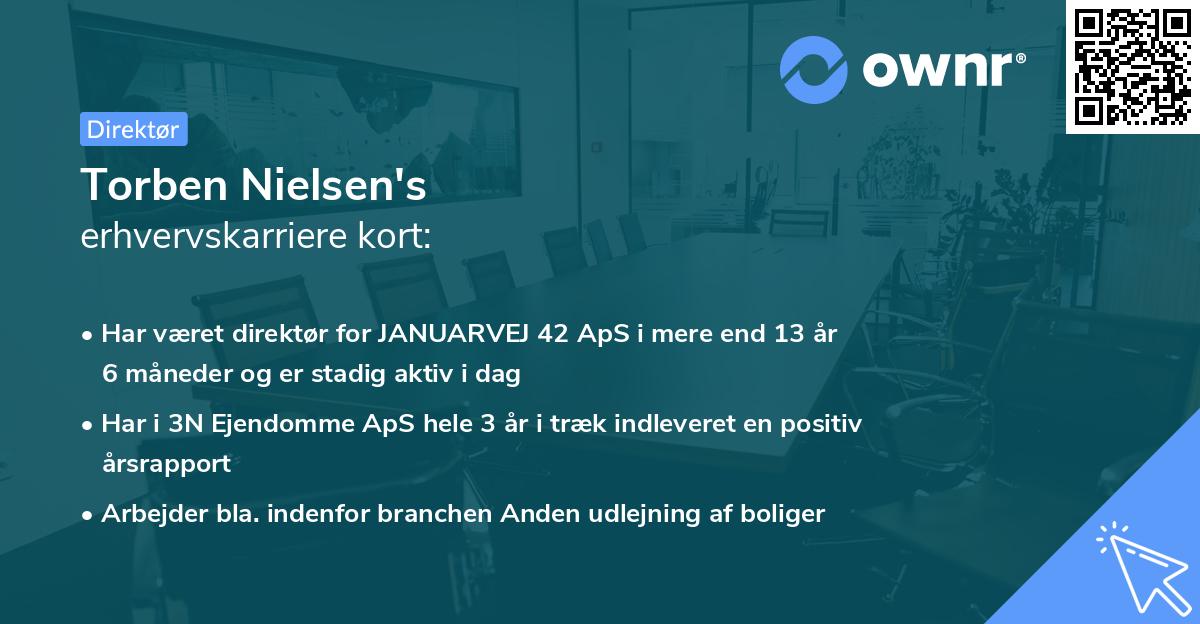 Torben Nielsen's erhvervskarriere kort