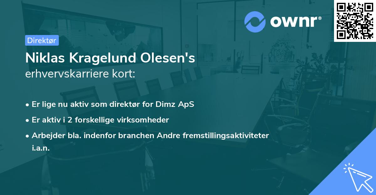 Niklas Kragelund Olesen's erhvervskarriere kort
