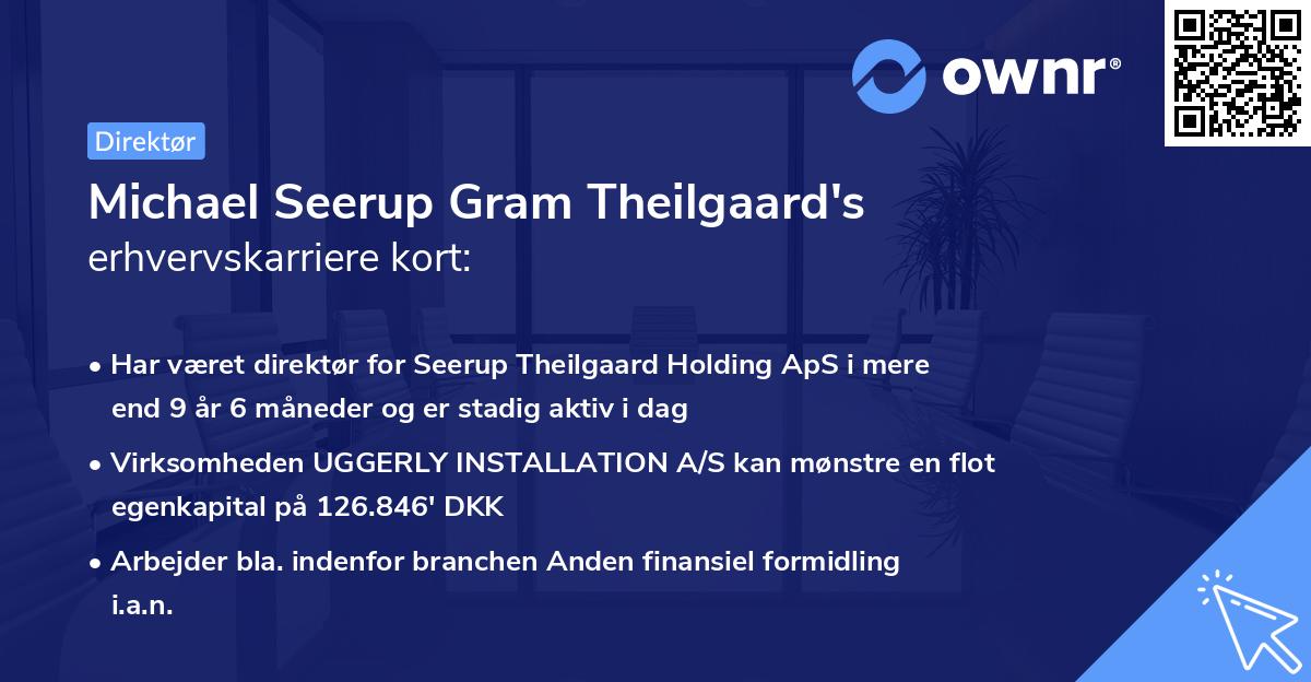 Michael Seerup Gram Theilgaard's erhvervskarriere kort