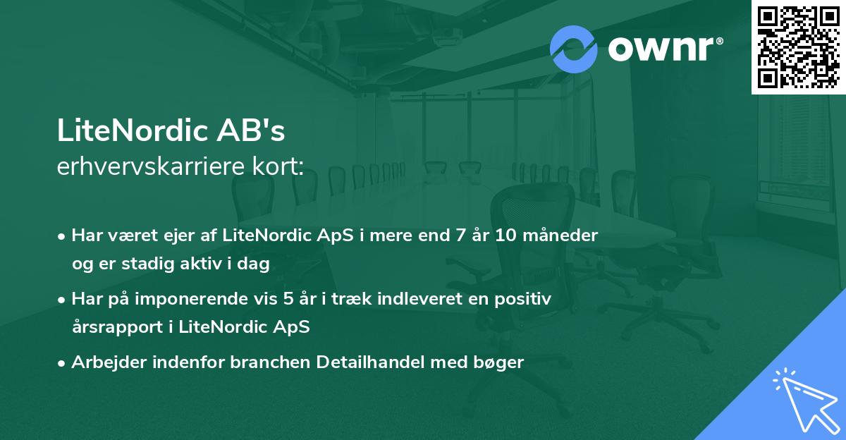LiteNordic AB's erhvervskarriere kort