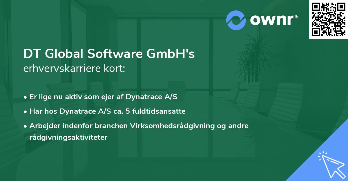 DT Global Software GmbH's erhvervskarriere kort